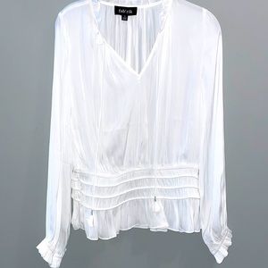 NWOT White Fabrik Blouse